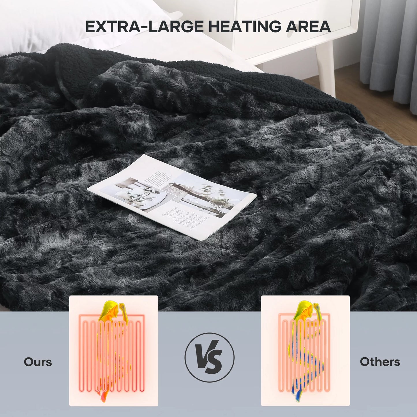 Cozy Heaven™ Electric Heated Blanket